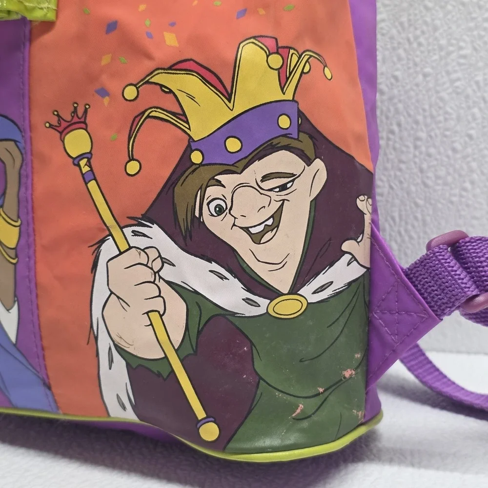 Vintage Walt Disney Hunchback of Notre Dame Kids Mini Backpack Bag
